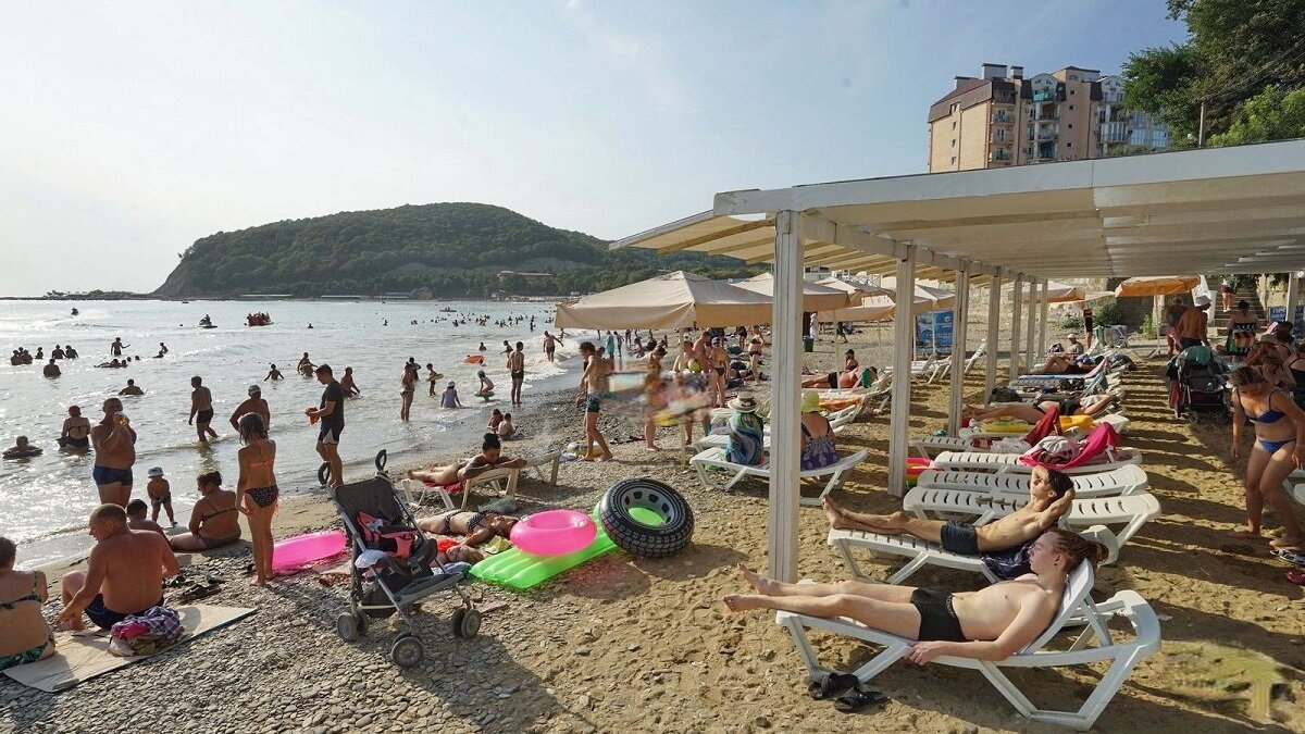 Джубга пляж и набережная отдых