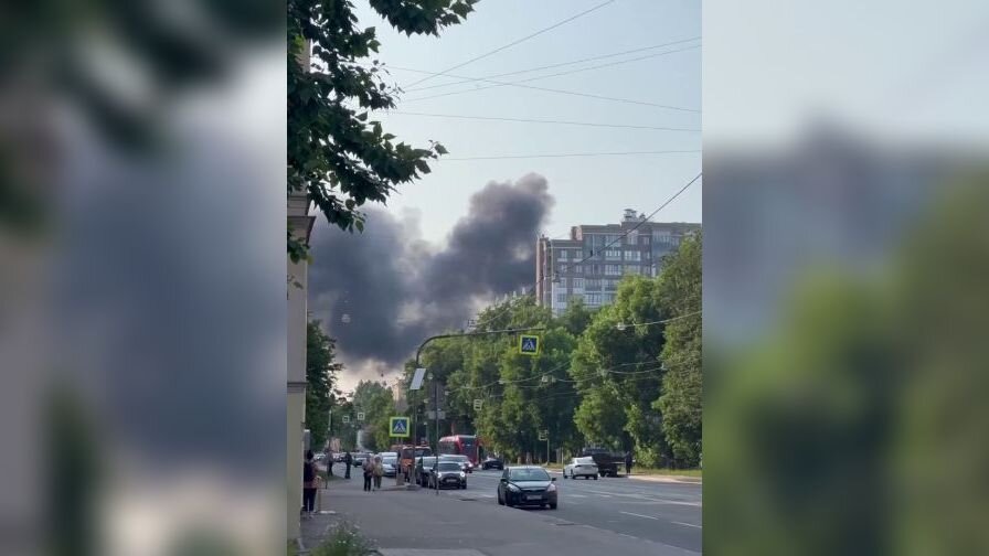 Карта дымов от пожаров