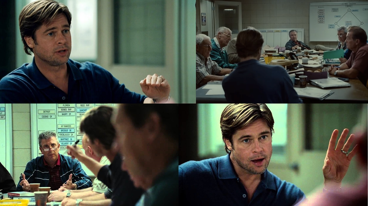 Кадры совещания из фильма. (Тайм код: 8:24 - 12:37)