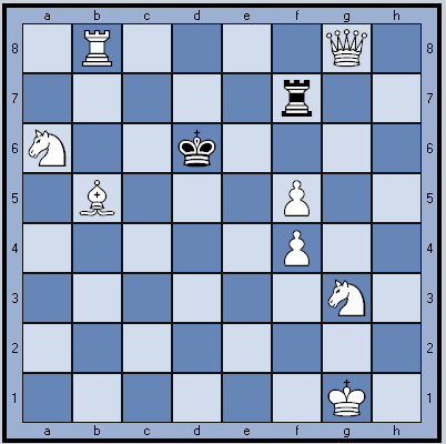 После хода 1. Сb5.