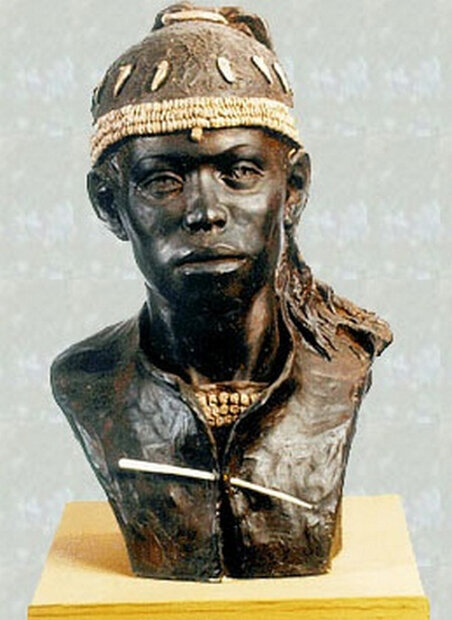 Реконструированный облик ребенка-сунгирца.