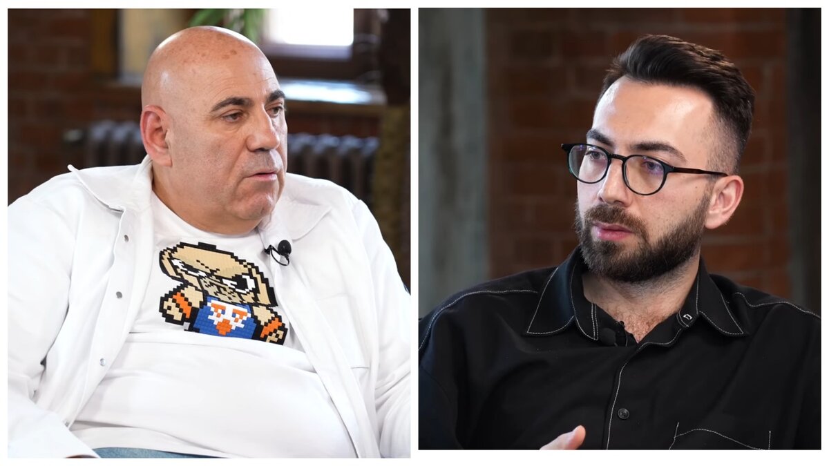 Во время интервью 