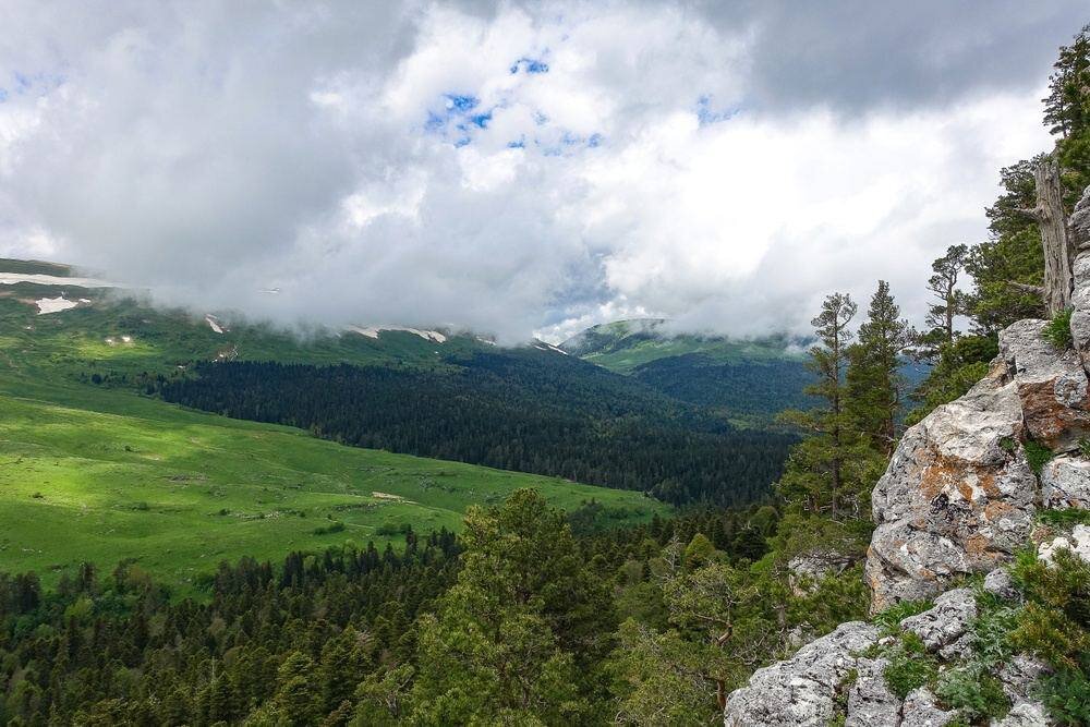 Плато Лаго Наки в октябре