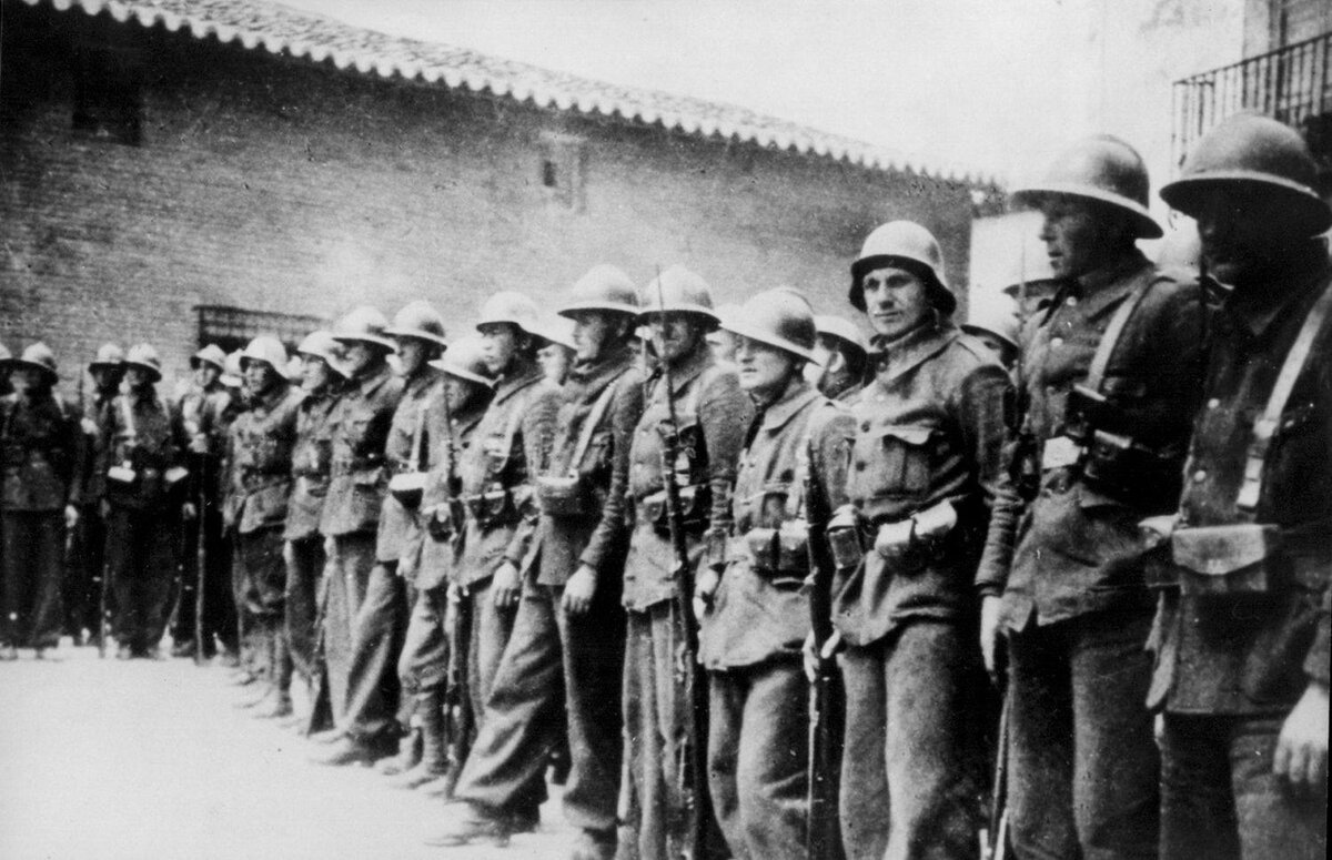 Поляки из XIII интербригады имени Ярослава Домбровского, период Гражданской войны в Испании.