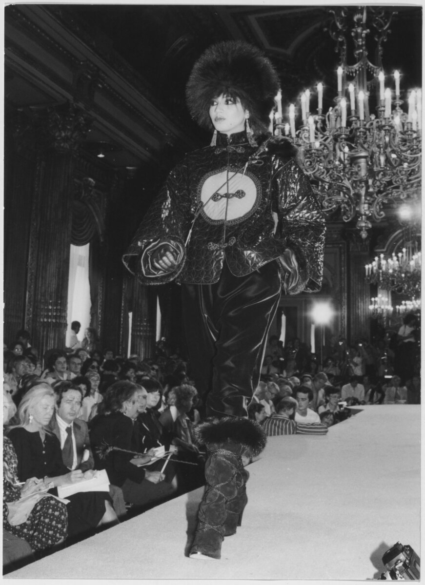 Показ коллекции Ives Saint Laurent FW 1976/1977
