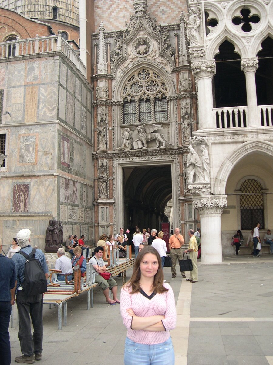 Венеция. Парадный вход в палаццо Дукале (Дворец дожей). Фото автора. 