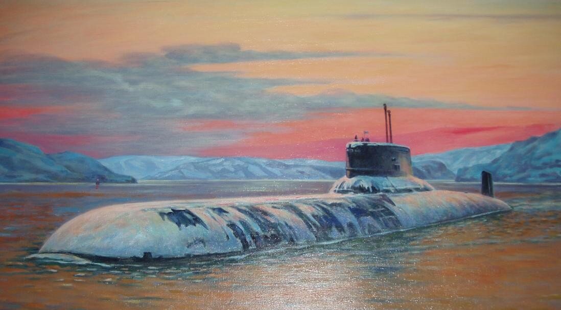 АПЛ" Акула" ( фото из открытых источников).