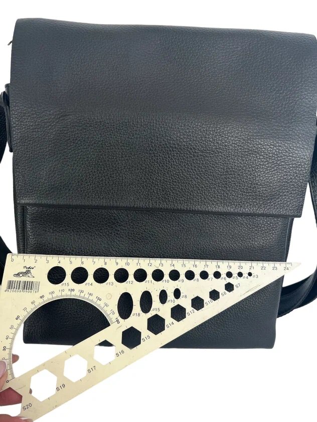 Мужская кожаная сумка "Цезарь-01". Ателье Ирины Берзиной.