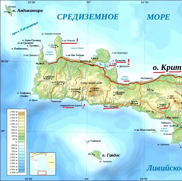 Рис.1.2. КРИТ.  Западная часть.