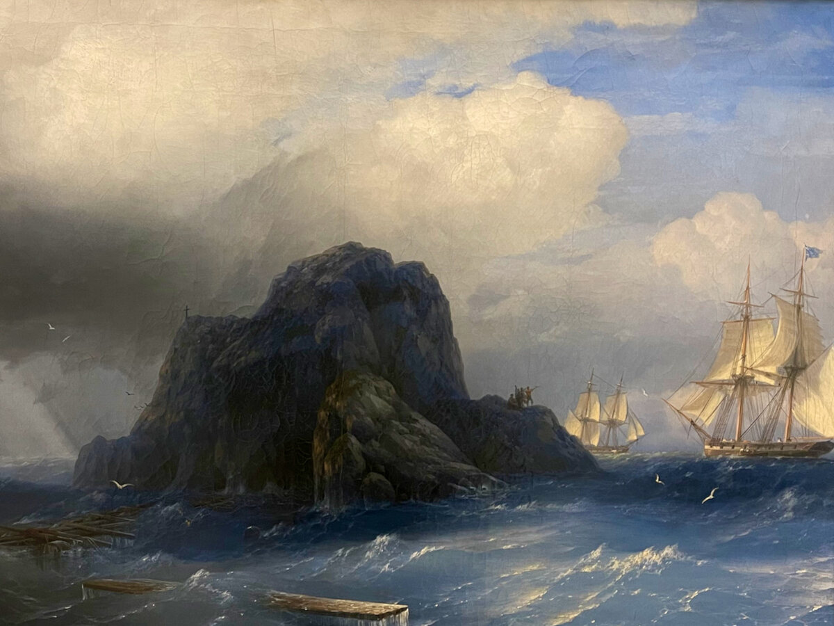 Айвазовский И.К. "Скалистый остров". 1855