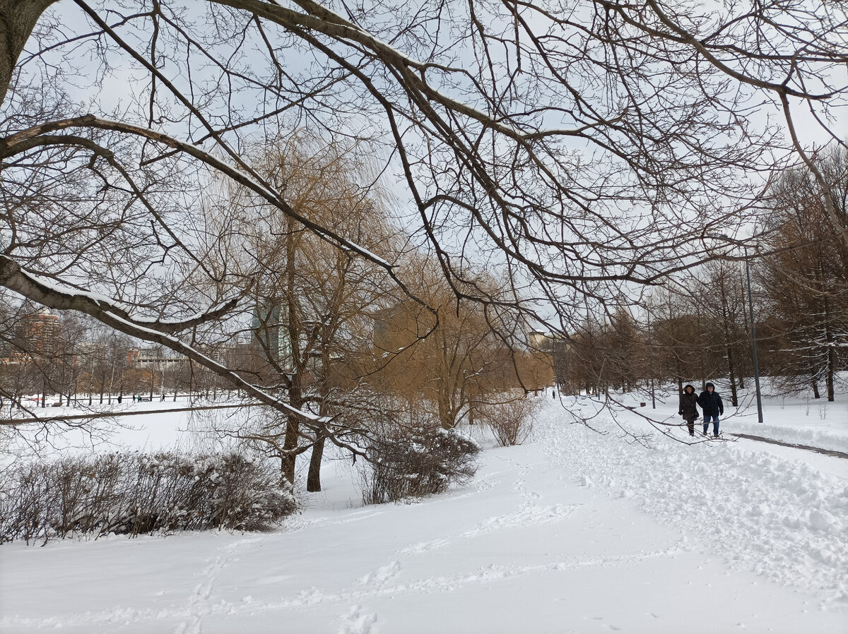 Москва, парк Дружбы, 3 апреля 2022 г