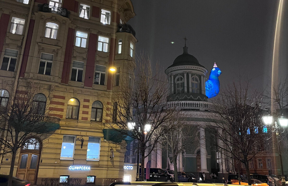 Фото, ноябрь 2022, Анненкирхе, вид с улицы Фурштатской