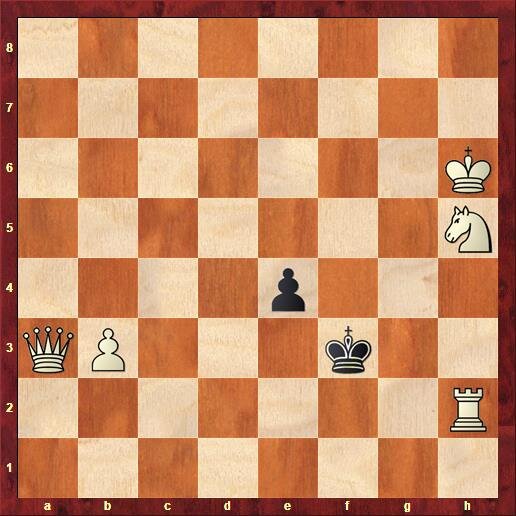 Ход белых. Мат в 2 хода.