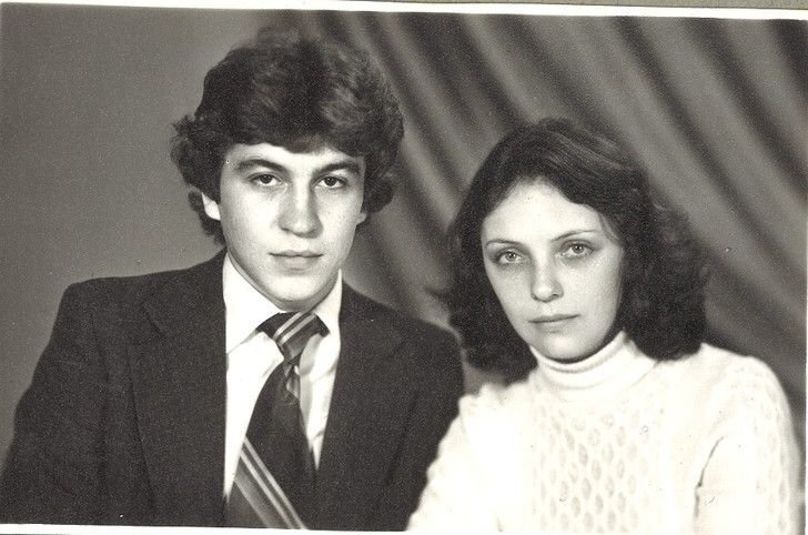 Лариса Савицкая с мужем, 1981 год/ © starhit.ru