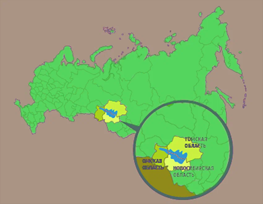 Карта болот в россии