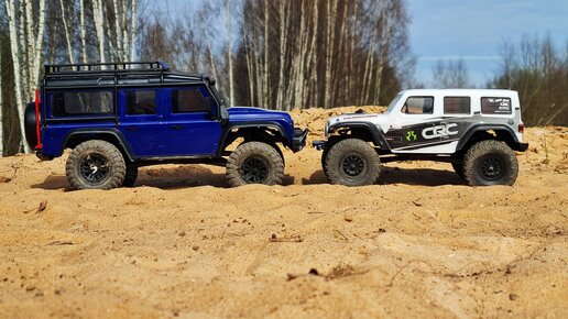 Traxxas TRX-4M против Axial SCX24 на бездорожье! Кто круче? ... RC OFFroad 4x4