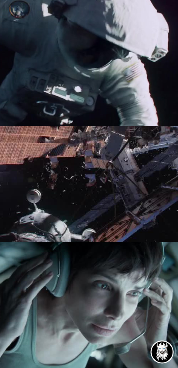 Гравитация (2013) Gravity 12+ Коллаж Лазарева АС для Дзен.