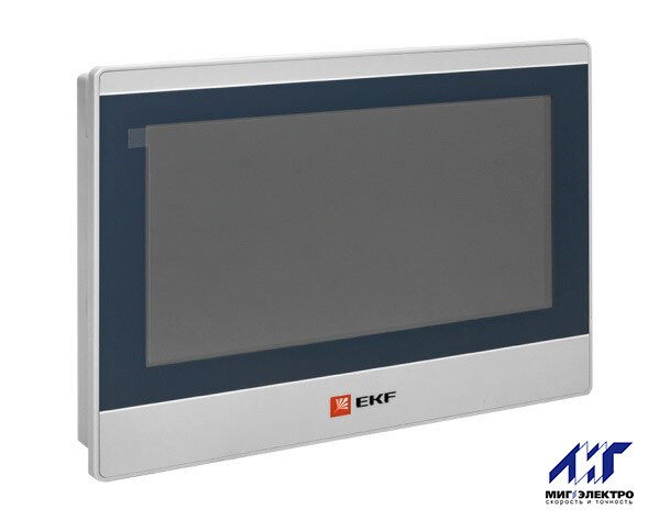 На фото: панель оператора HMI серии PRO-Screen бренда EKF