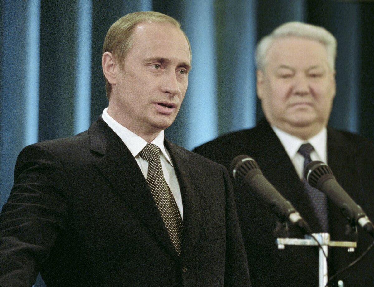 Из открытых источников в интернете. В.Путин и Б.Ельцин.