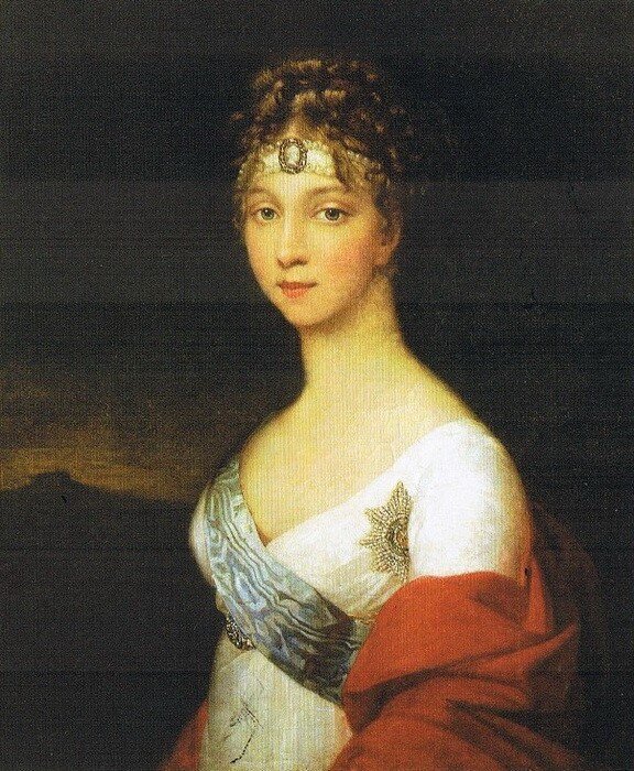 Портрет Елизаветы Алексеевны. Неизвестный художник. 1800-е гг.