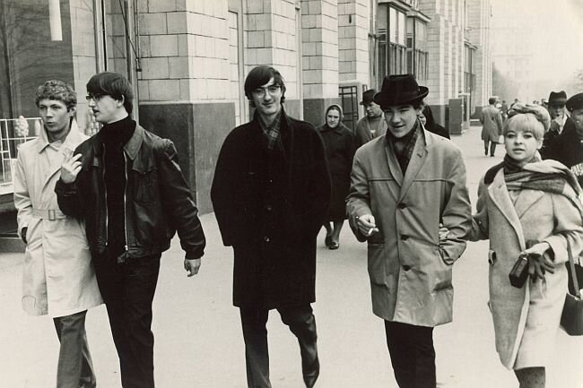 Бит-группа "СЛАВЯНЕ": Слава Донцов, Саша Градский, Виктор Дегтярев и Миша Турков.