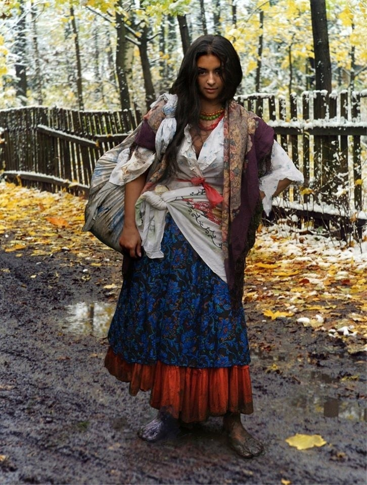 Костюм Цыганки женский (блуза, юбка, корсет, платок) | «Аспект-Сити»