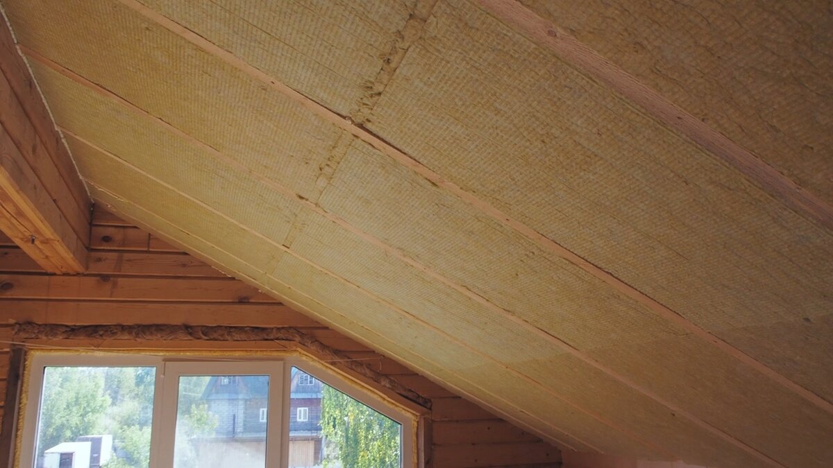 Крыша утеплена