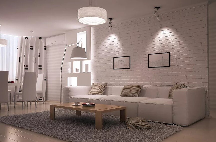 Пример выполненного ремонта в стиле Лофт