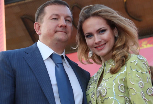 Актриса с мужем Михаилом Борщёвым