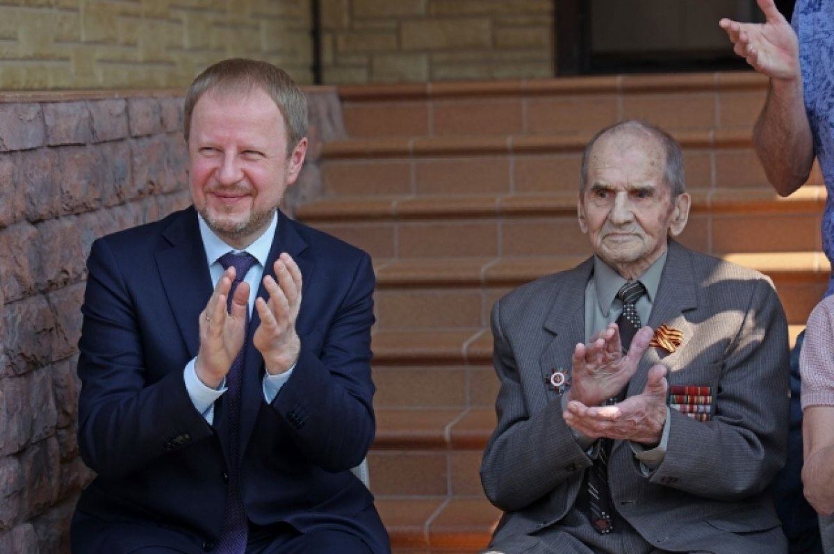    Виктор Томенко встретился с ветераном Великой Отечественной войны