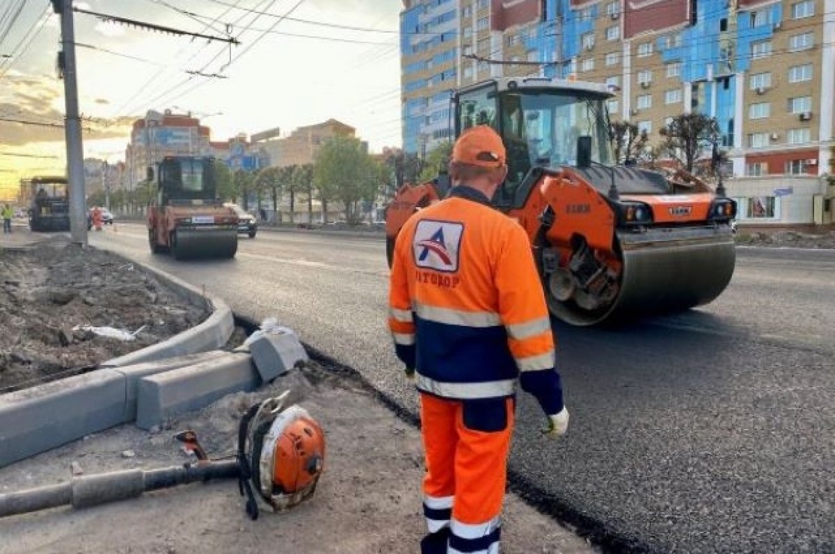    Дороги начали ремонтировать раньше обычного времени.