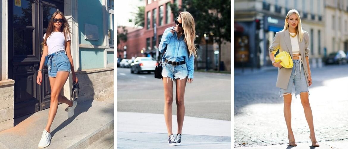 Самые модные джинсовые шорты на лето 2023: актуальные модели