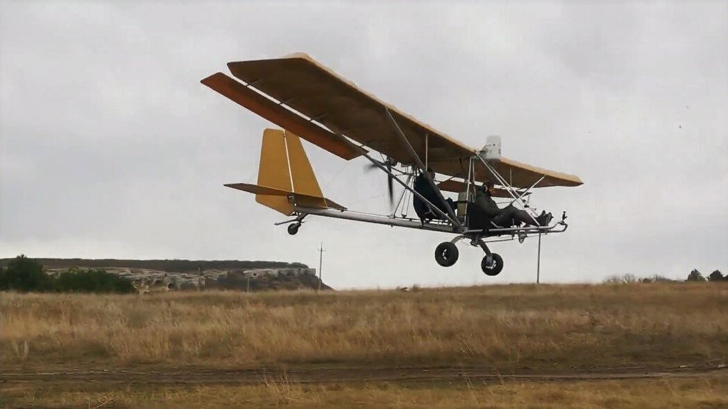 "Бреющий" полет в урочище Таш-Джарган. 