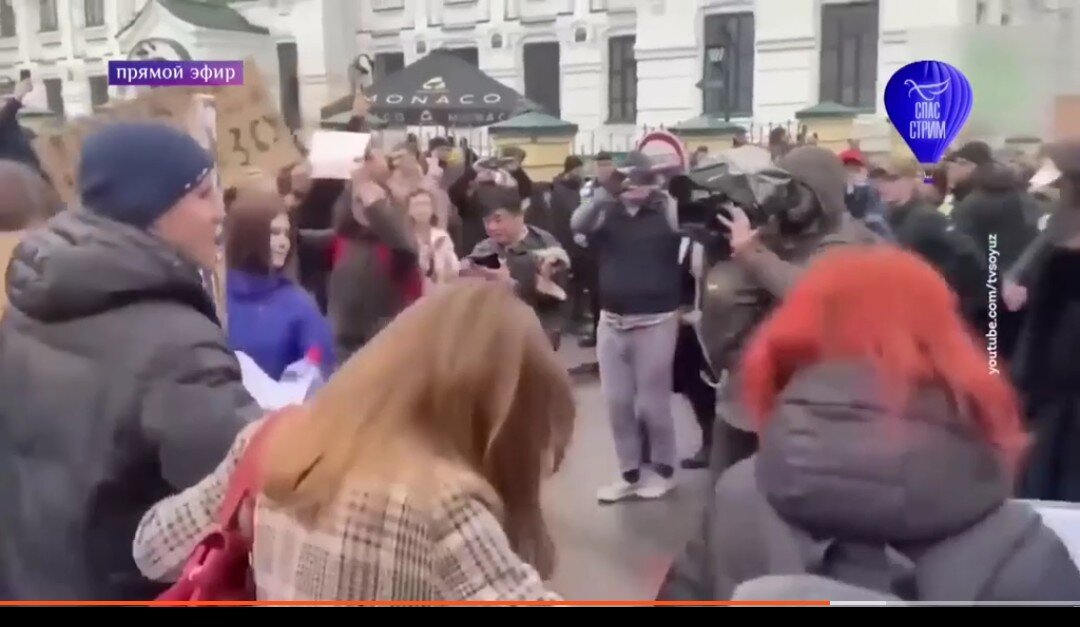 Скриншот видео на сайте телеканала "Спас" 