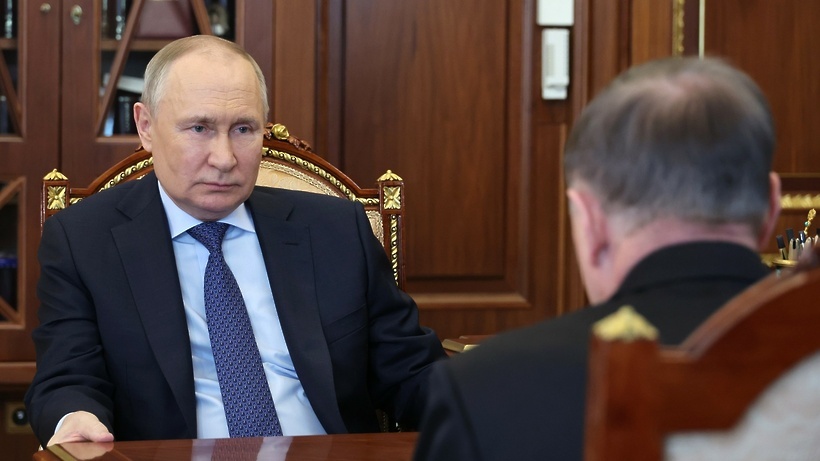    Встреча Президента России Владимира Путина с Председателем Верховного Суда Вячеславом Лебедевым © Сайт президента России