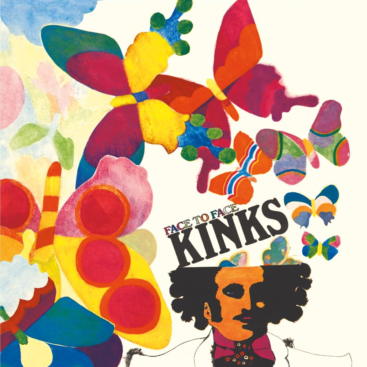 The Kinks “Face To Face” 1966 (какая исключительно позитивная обложка)