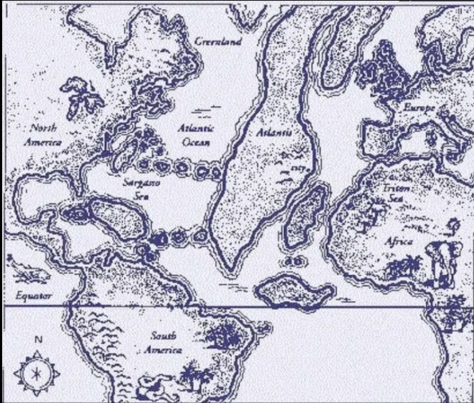 Предполагаемое место расположения по одной из версий. 