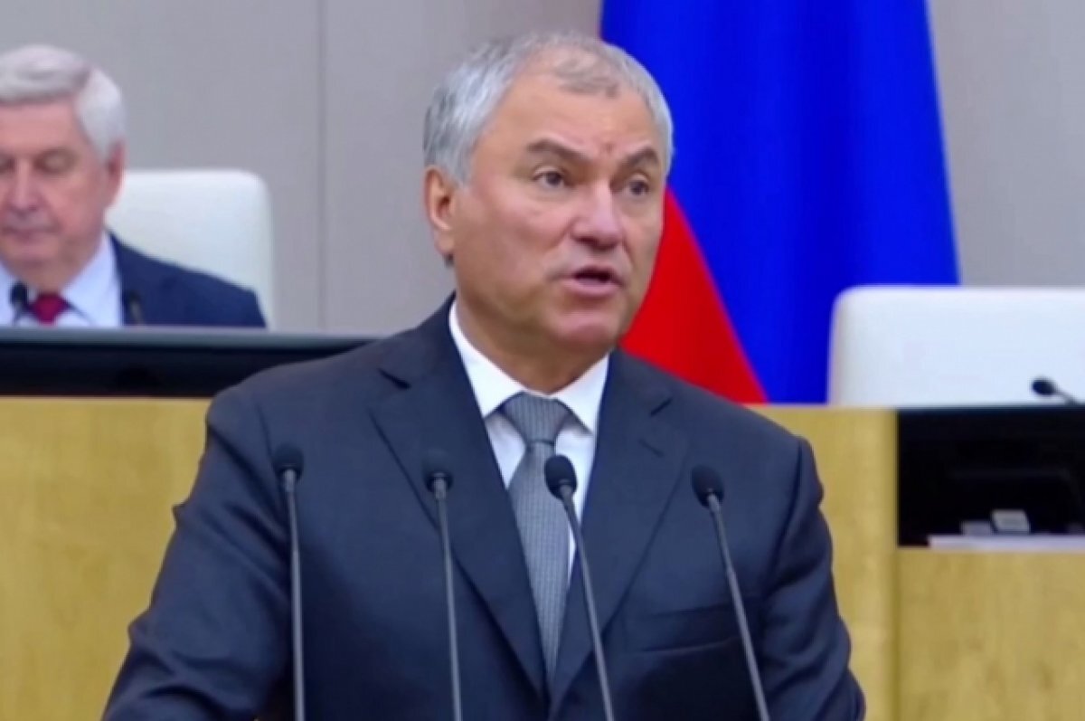    Володин предложил обеспечить льготное поступление в вузы участников СВО