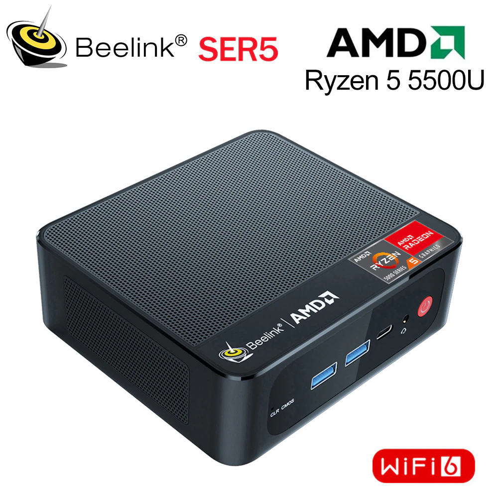 Новый мини-ПК Beelink AMD 5500U: Мощный и компактный компьютер для всех задач! Топ 2023 года.