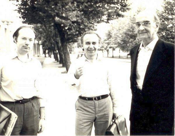 Юрий Александрович Фортунатов, Павел Борисович Ривилис и автор этих строк. Кишинев, 1985