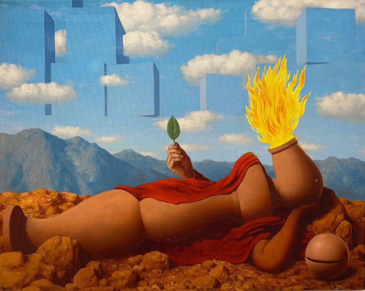 Элементарная космогония. Рене Магритт. 1949 год