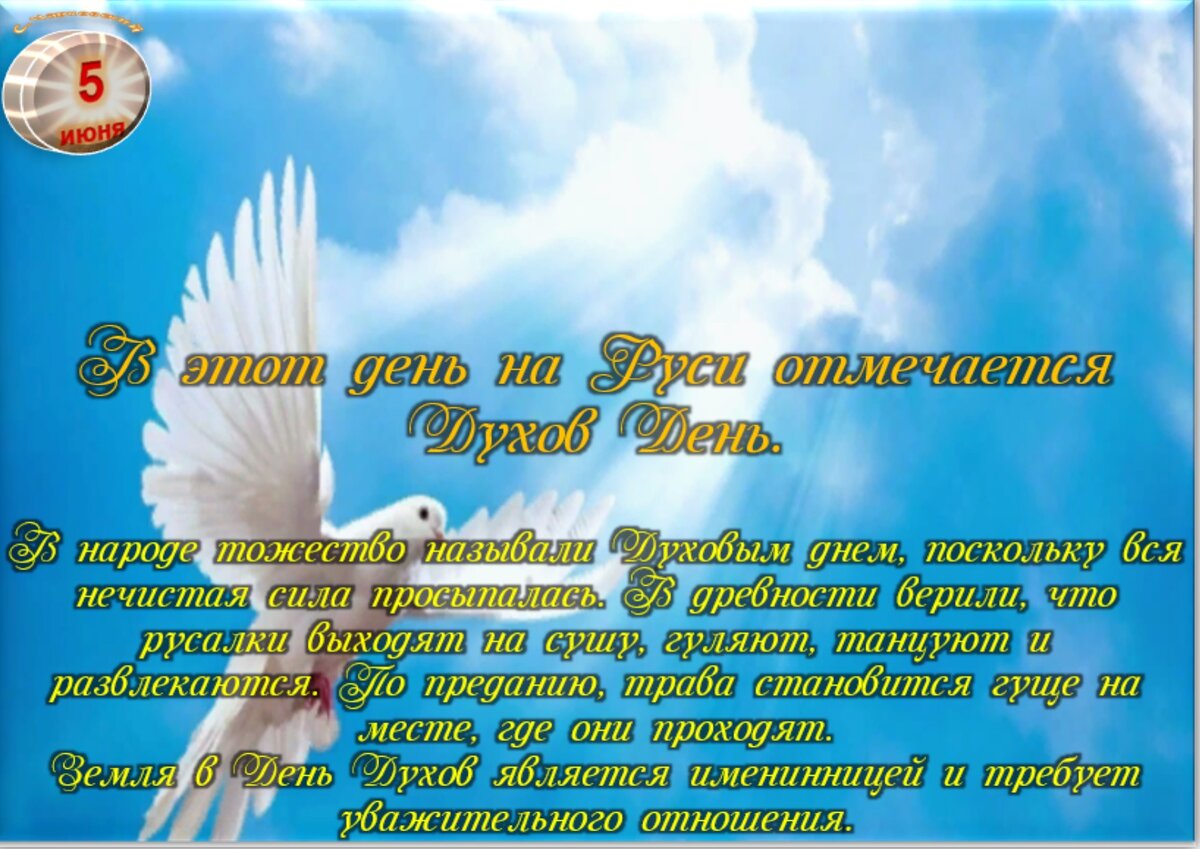 5 июня - Традиции, приметы, обычаи и ритуалы дня. Все праздники дня во всех  календарях | Сергей Чарковский Все праздники | Дзен