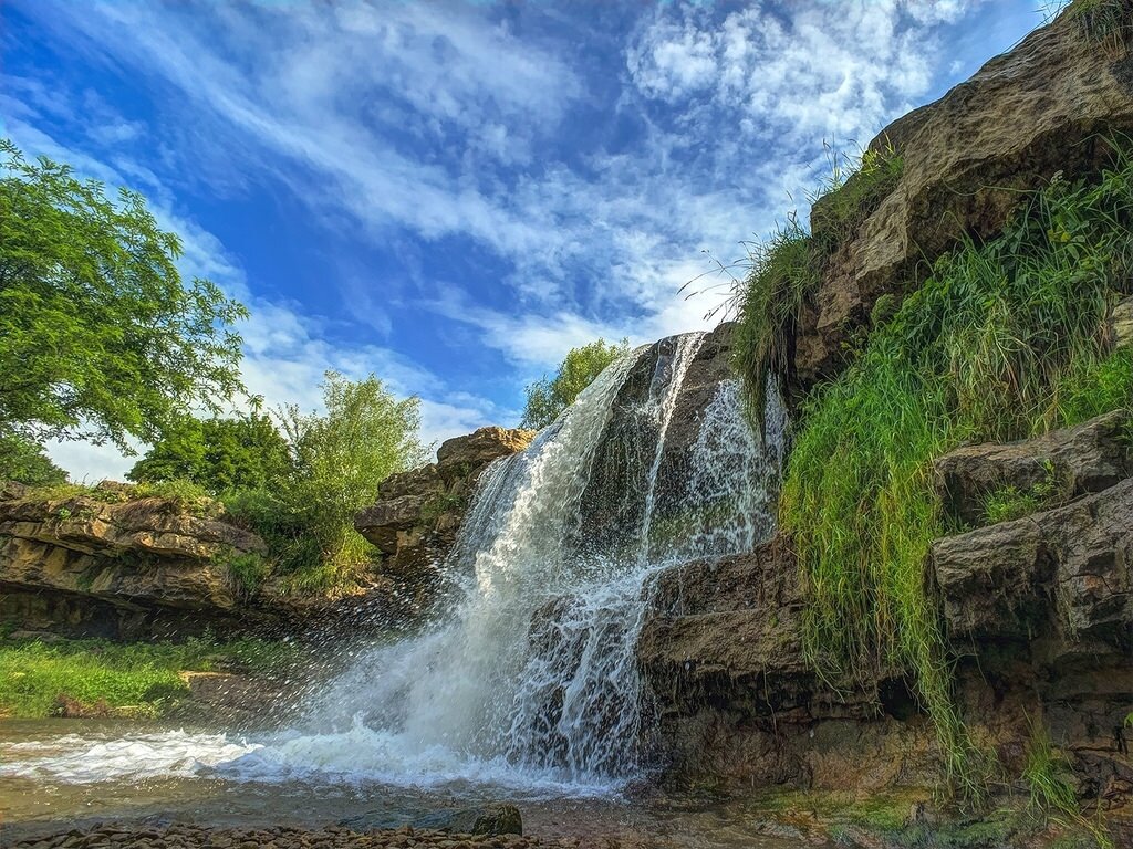 Жемчужный водопад Кисловодск