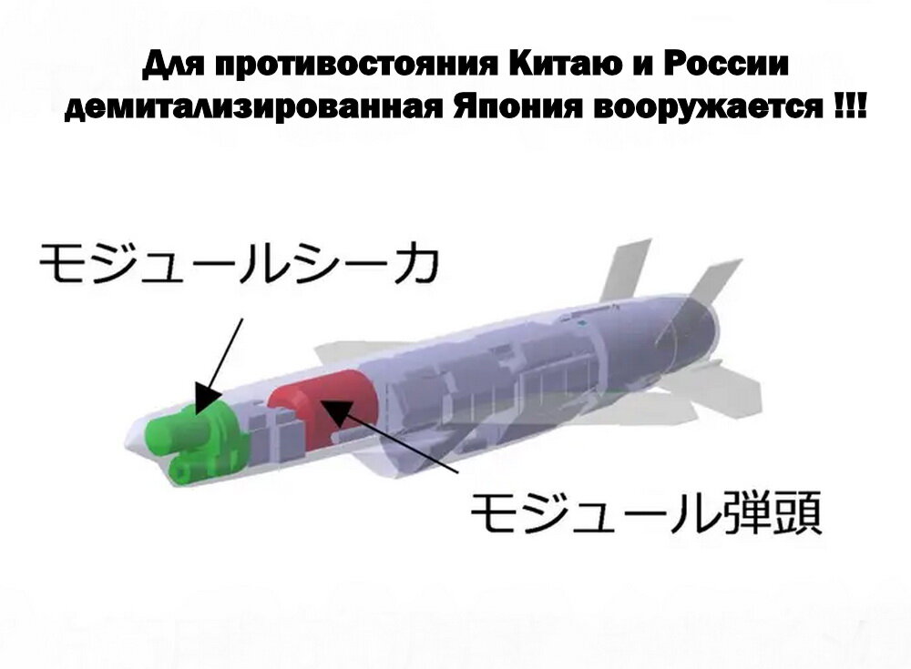 Японская перспективная ракета большой дальности KHI SSM. Иллюстрация МО Японии.