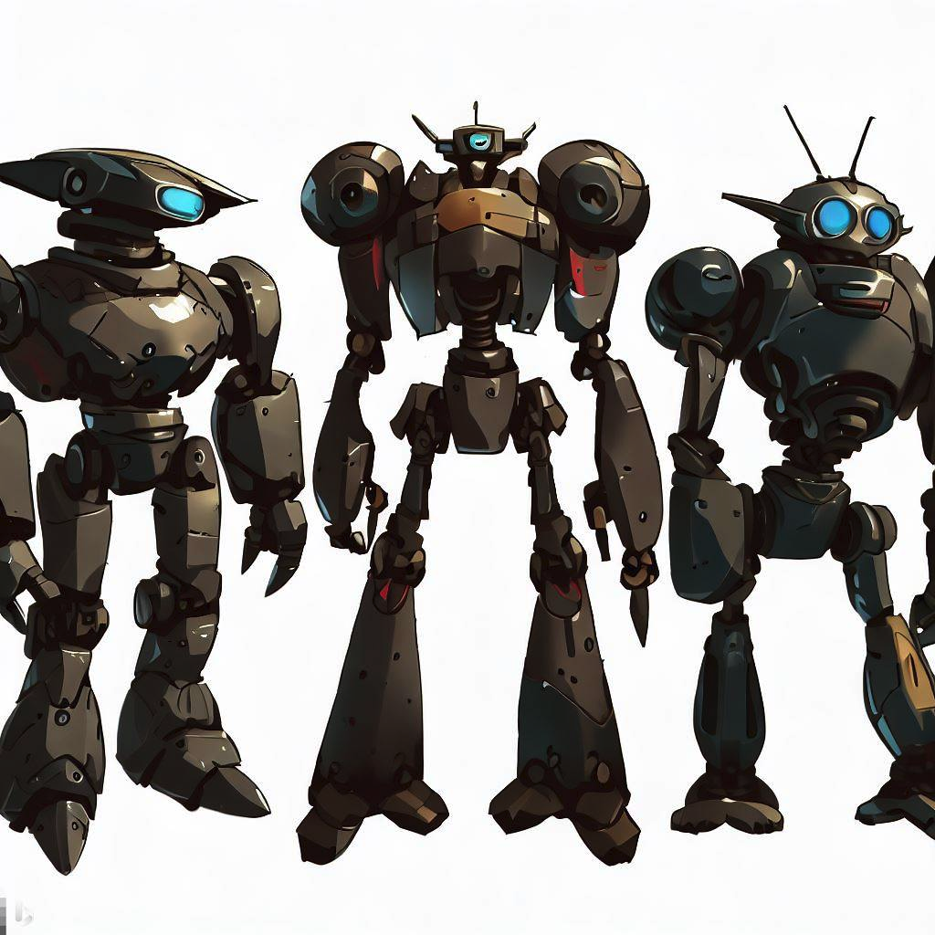 А вот мои будущие герои... и злодеи