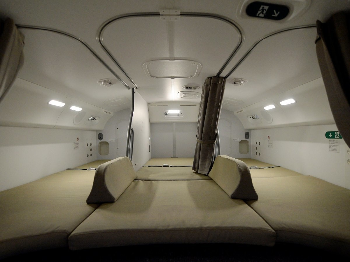 Boeing-787 Dreamliner комната отдыха пилотов