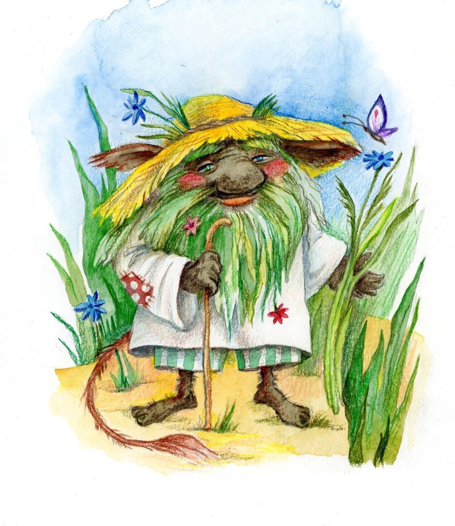 В образе полевика все же проскальзывают демонические черты (изображение из открытых источников)