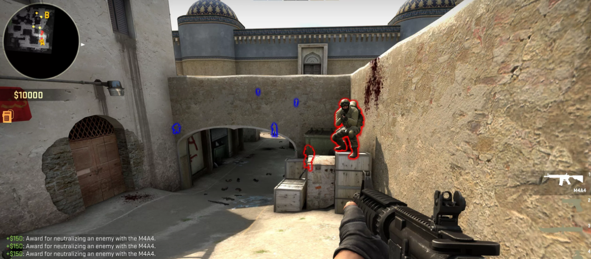 WHack (CSGO скриншот)