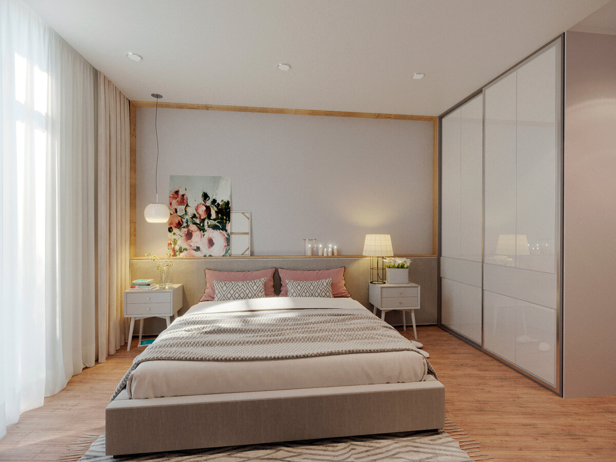 Без излишеств, но очень мило. Приятный, эргономичный интерьер в скандинавском стиле