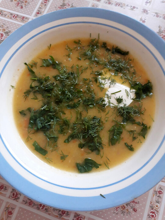 Гороховый суп-пюре в кастрюле – пошаговый рецепт приготовления с фото